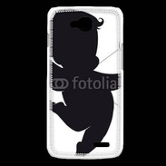 Coque LG L90 Silhouette Cupidon