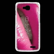 Coque LG L90 Lèvres roses