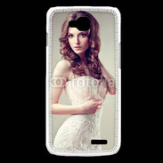 Coque LG L90 Jolie femme style poupée porcelaine