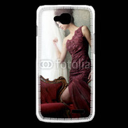 Coque LG L90 femme glamour pensante 2