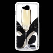Coque LG L90 coupe de champagne talons aiguilles 