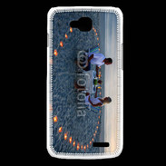 Coque LG L90 Couple romantique devant la mer