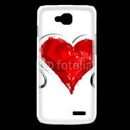 Coque LG L90 Love en peinture 5