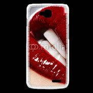 Coque LG L90 Bouche fatale rouge