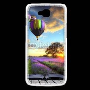 Coque LG L90 Montgolfière et lavande 