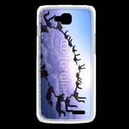 Coque LG L90 Formation en cercle de parachutistes