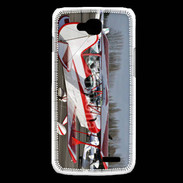 Coque LG L90 Biplan rouge et blanc 10