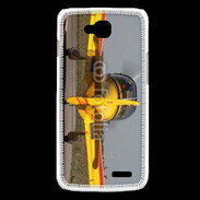 Coque LG L90 Cap 10 jaune sur taxiway