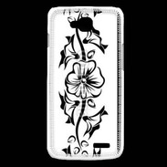 Coque LG L90 Tatouage de fleurs 5