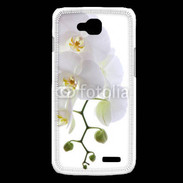 Coque LG L90 Orchidée blanche