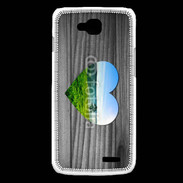 Coque LG L90 Coeur de nature