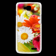 Coque LG L90 Fleurs des champs multicouleurs