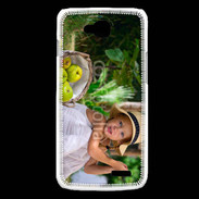 Coque LG L90 Petite fille avec panier de pommes