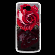 Coque LG L90 Belle rose Rouge 10