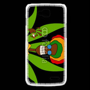 Coque LG L90 Portrait abstrait de Rasta