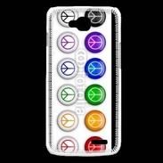 Coque LG L90 Love and peace 5