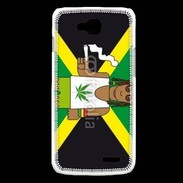 Coque LG L90 Rasta drapeau 10
