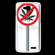 Coque LG L90 Cannabis interdit