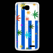 Coque LG L90 Drapeau Uruguay cannabis