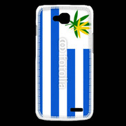 Coque LG L90 Drapeau Uruguay cannabis 2