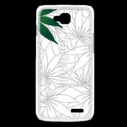 Coque LG L90 Fond cannabis