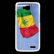 Coque LG L90 Drapeau cannabis 2