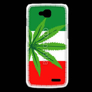 Coque LG L90 Drapeau italien cannabis