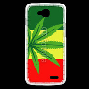 Coque LG L90 Drapeau reggae cannabis