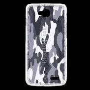 Coque LG L90 Camouflage gris et blanc