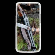 Coque LG L90 Fusil de chasse et couteau 2