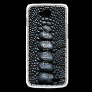 Coque LG L90 Effet crocodile noir