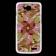 Coque LG L90 Ensemble floral Vert et rose