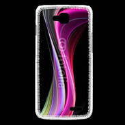Coque LG L90 Abstract multicolor sur fond noir
