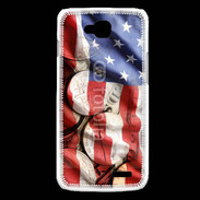 Coque LG L90 Drapeau et monnaie américaine