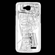 Coque LG L90 Dessin Arc de Triomphe Paris