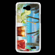 Coque LG L90 Cocktail sur la plage