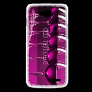 Coque LG L90 Verre de vin sur fond rose