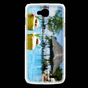 Coque LG L90 Pina colada au bord de la piscine