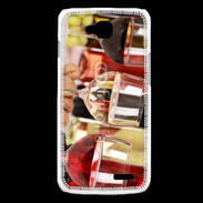 Coque LG L90 Vin blanc rosé et rouge