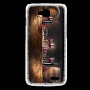 Coque LG L90 Vin rouge et tonneaux