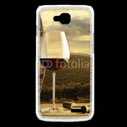 Coque LG L90 Verre de vin rouge et vignes