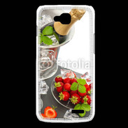 Coque LG L90 Champagne et fraises