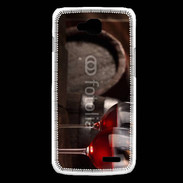 Coque LG L90 Verres de vin rouge et tonneaux