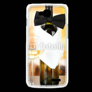 Coque LG L90 Vin blanc et noeud papillon
