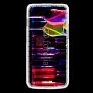Coque LG L90 Cocktails rose et jaune