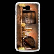 Coque LG L90 Vin blanc et tonneaux