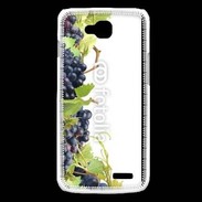 Coque LG L90 Fond raisin