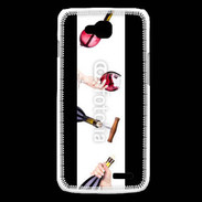 Coque LG L90 Vin rouge !!