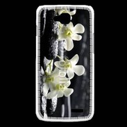 Coque LG L90 Orchidée blanche Zen 11