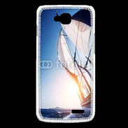 Coque LG L90 Bateau et couché de soleil 50